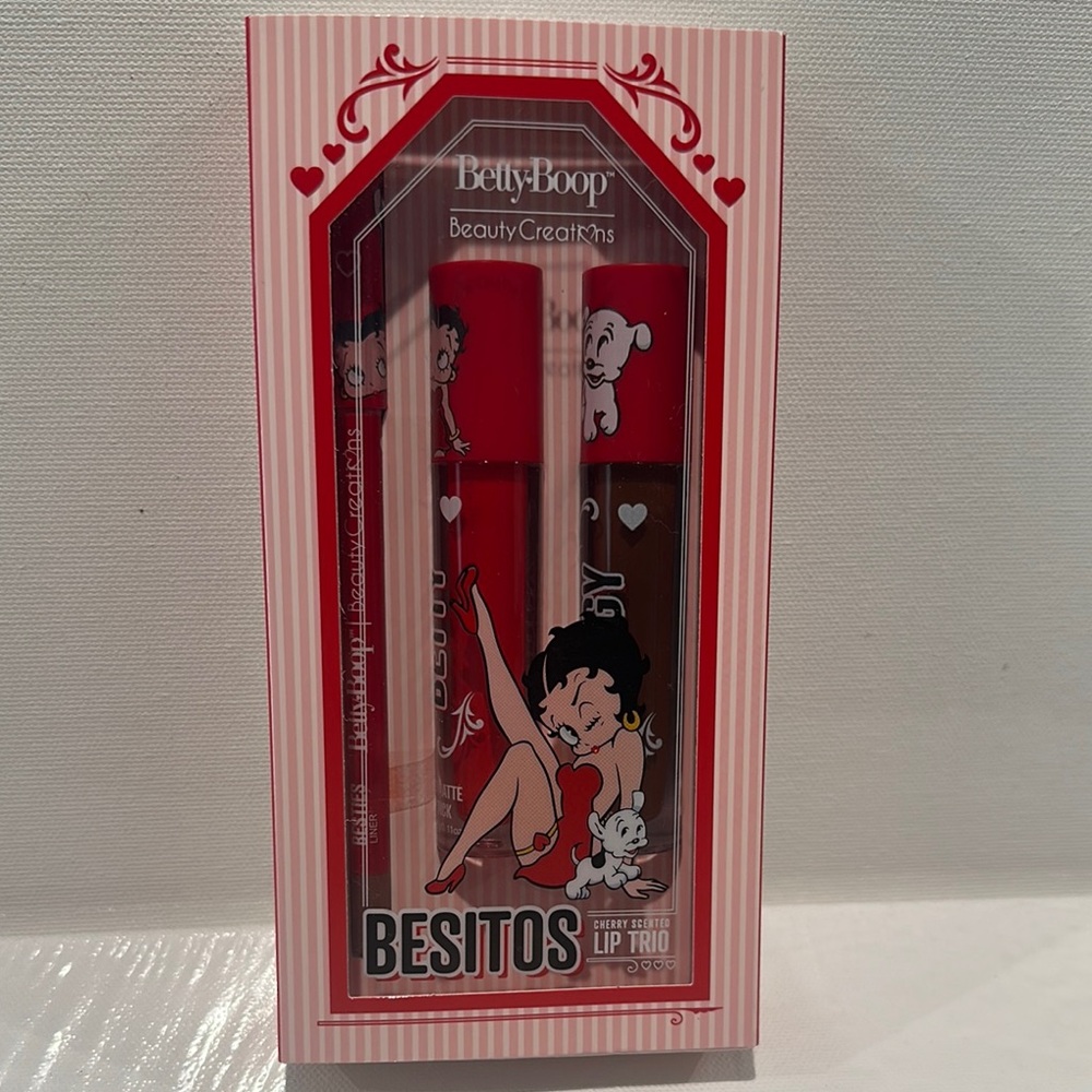 Betty Boop Benito’s Cherry Scented Lip Trio.